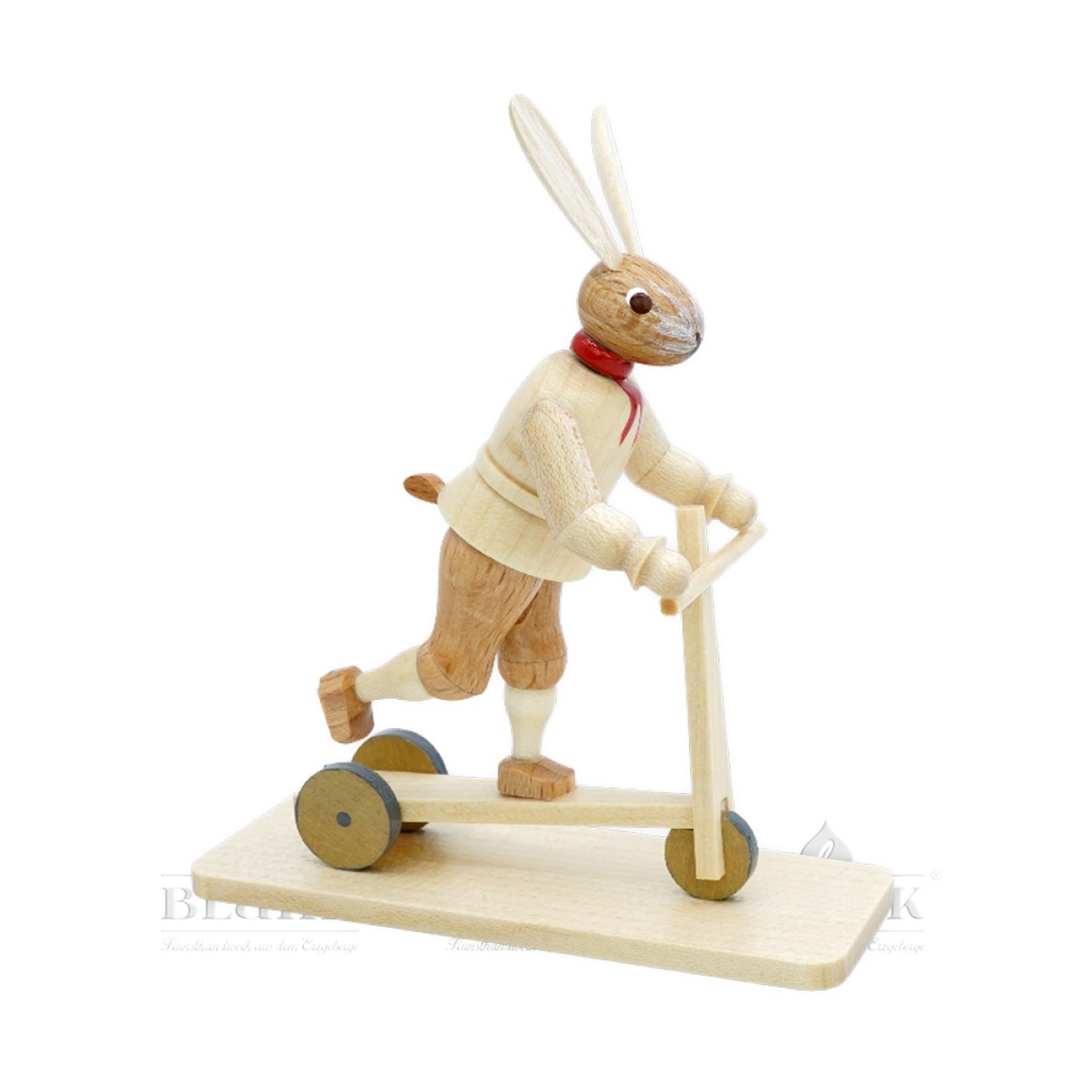 Blank Easter Bunny with Scooter