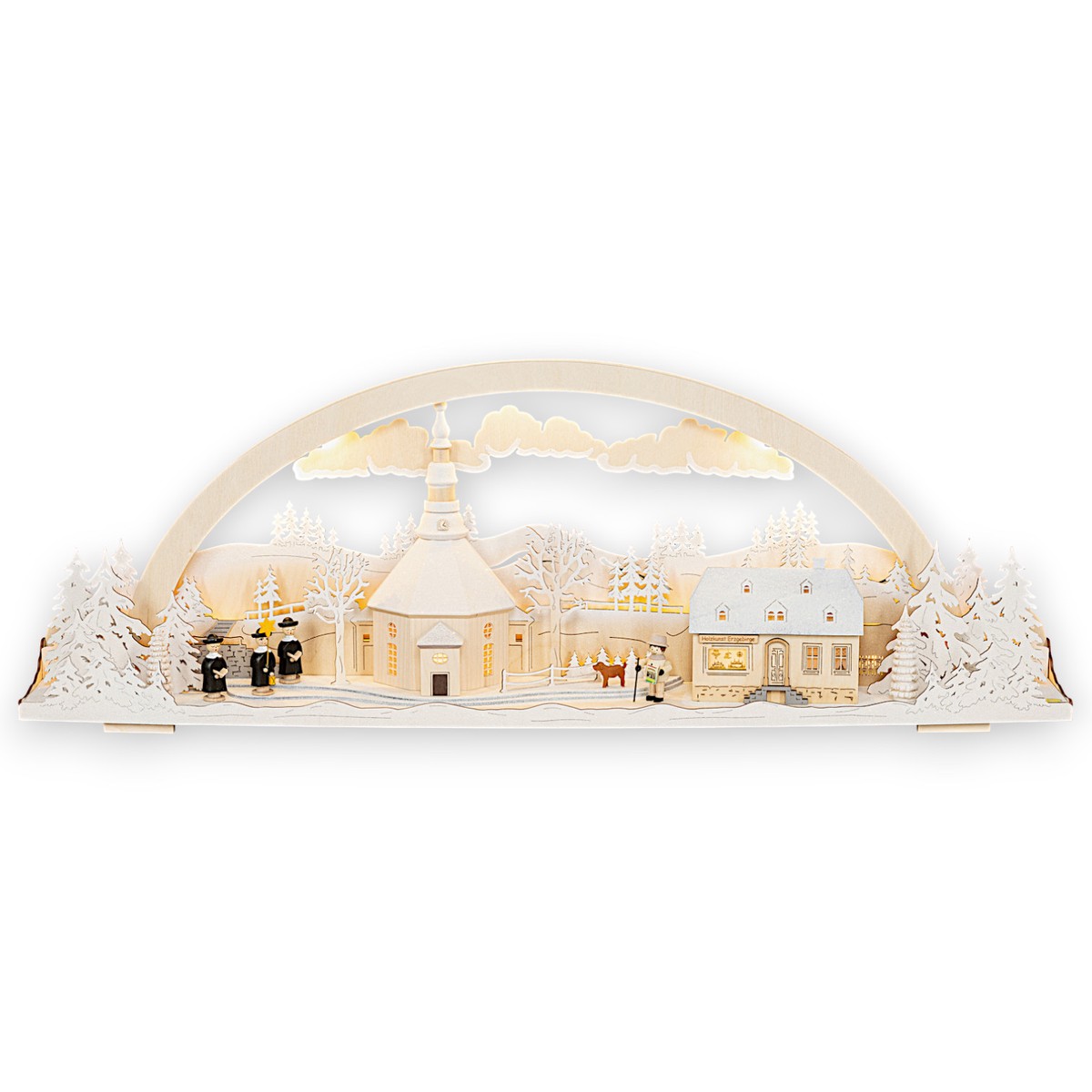 Diorama lamp Seiffen snowy