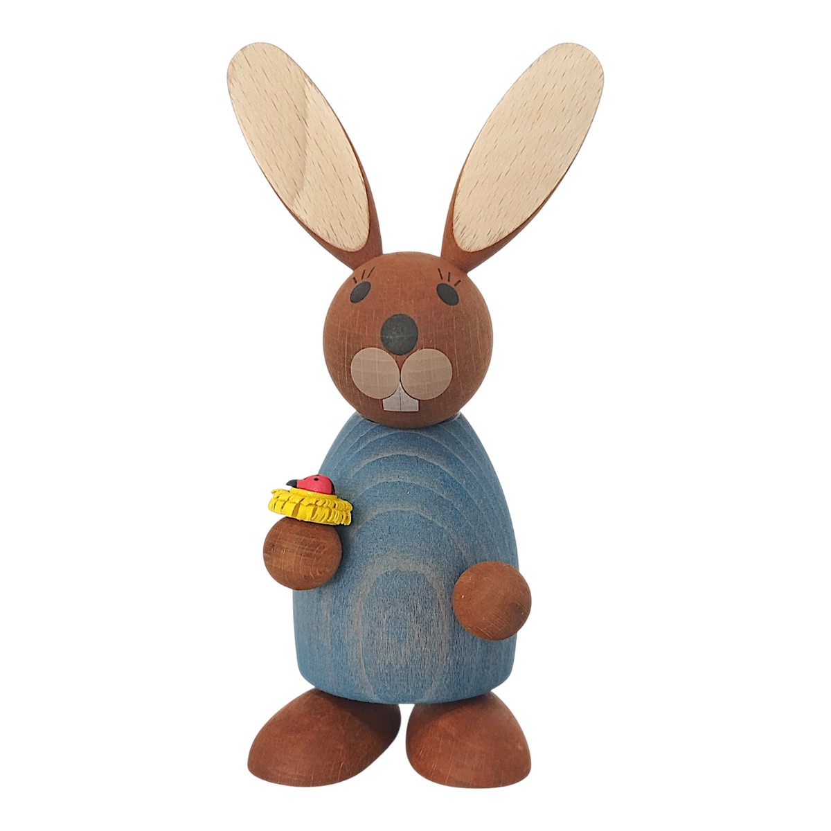 Easter bunny with flower, standing