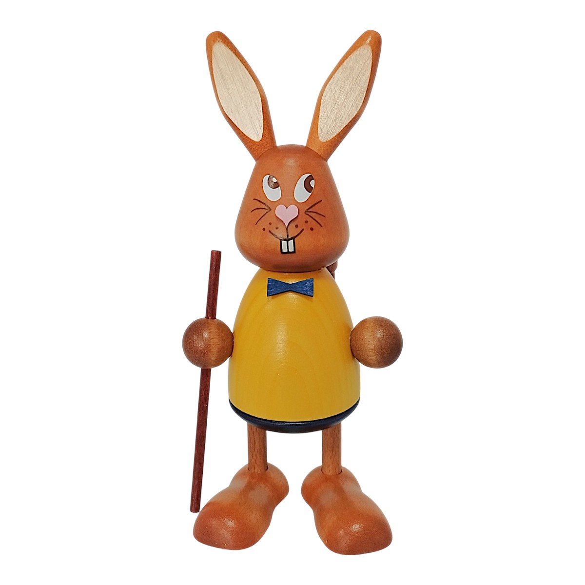 Figurine of a young rabbit with an egg basket