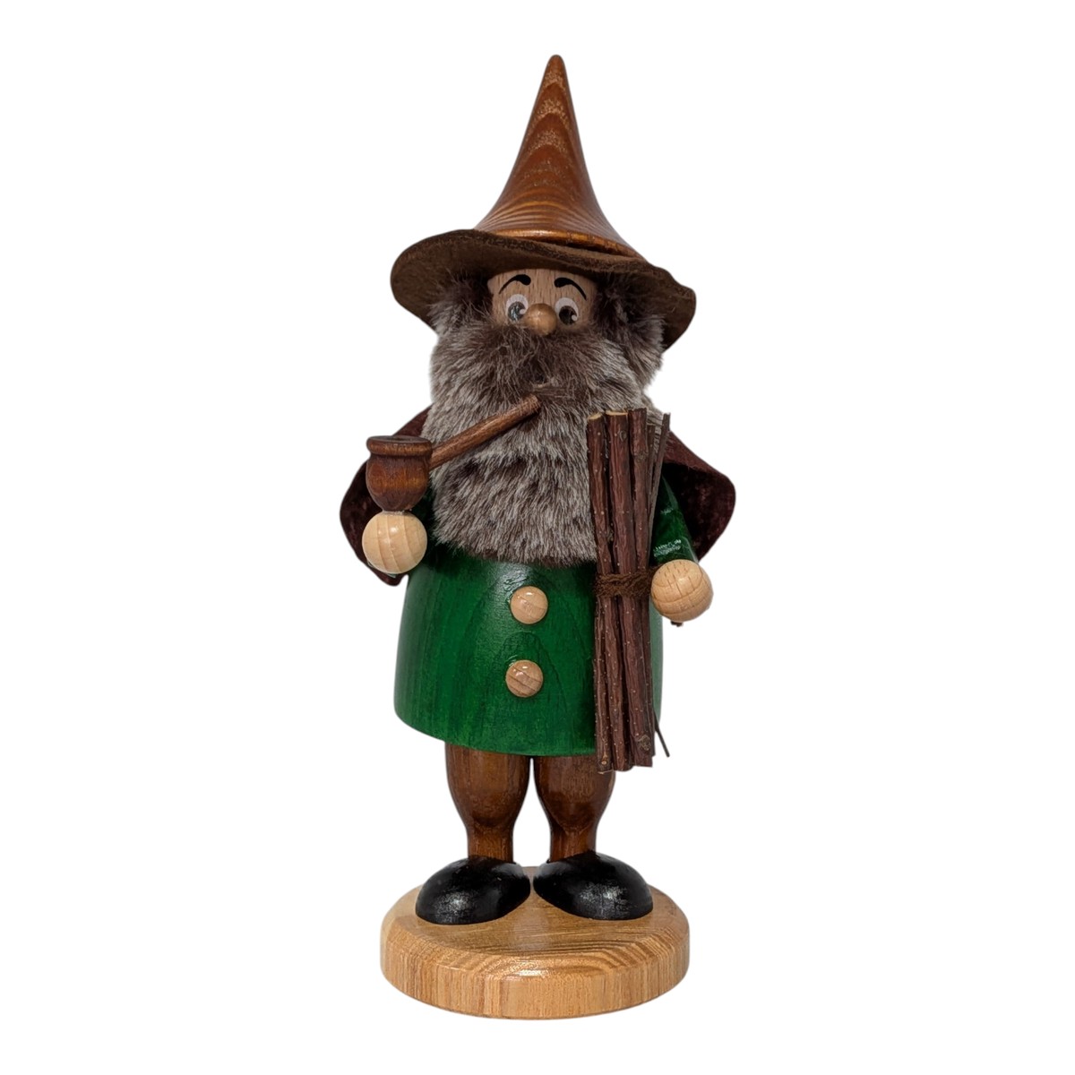 Incense Gnome Twig Collector, green