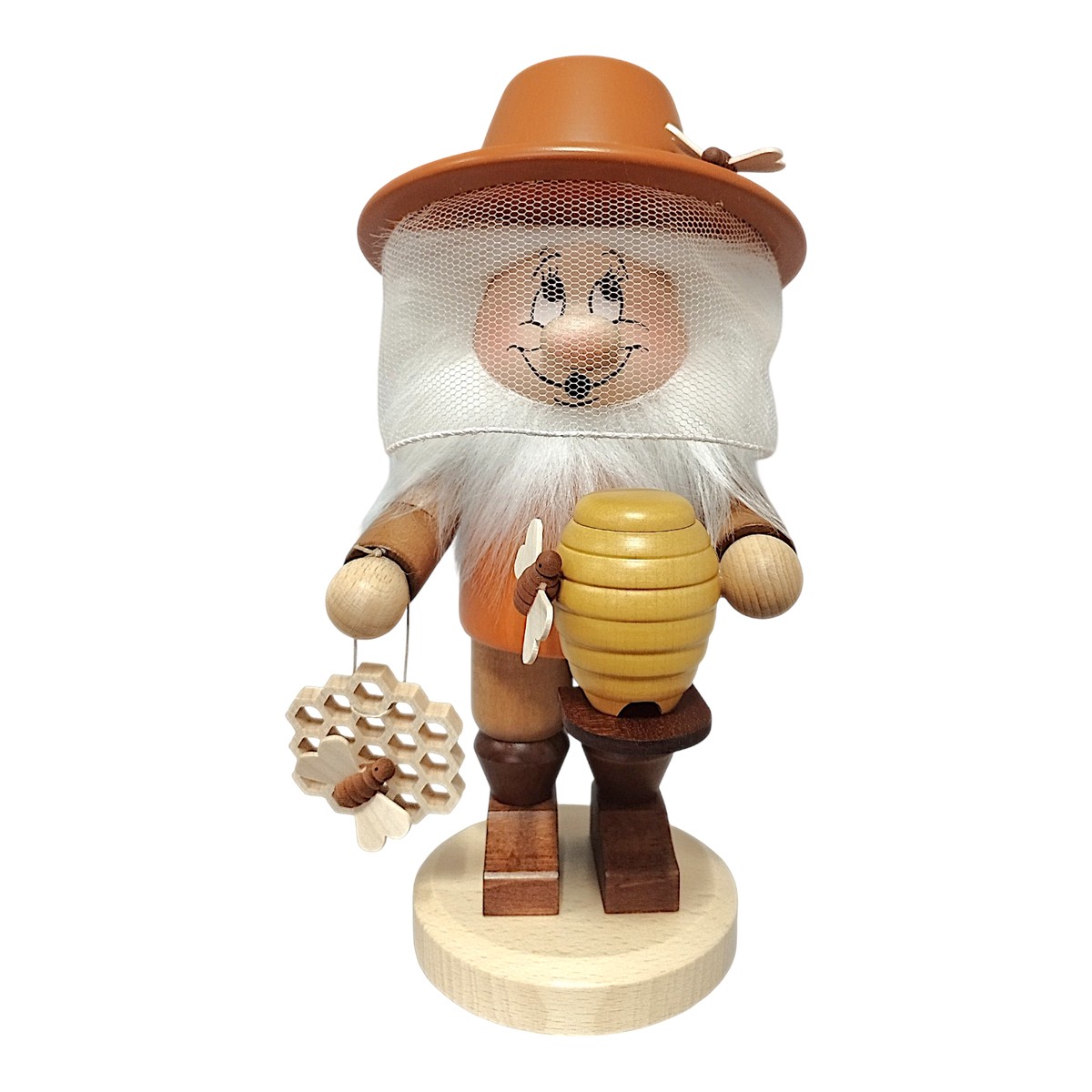 Incense smoker gnome beekeeper