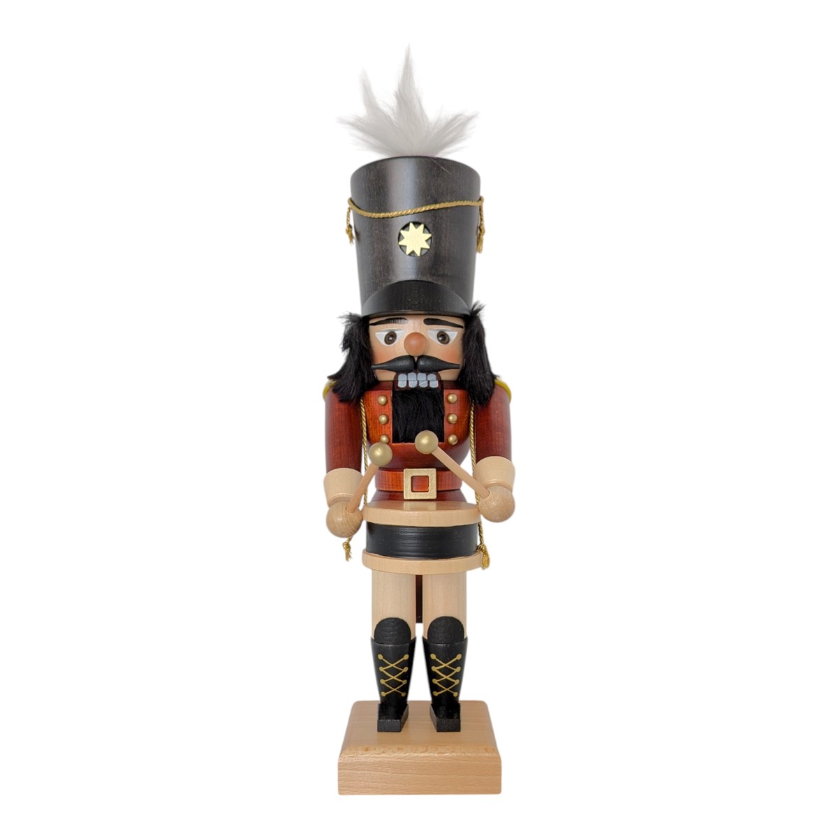 Nutcracker drummer, natural, small