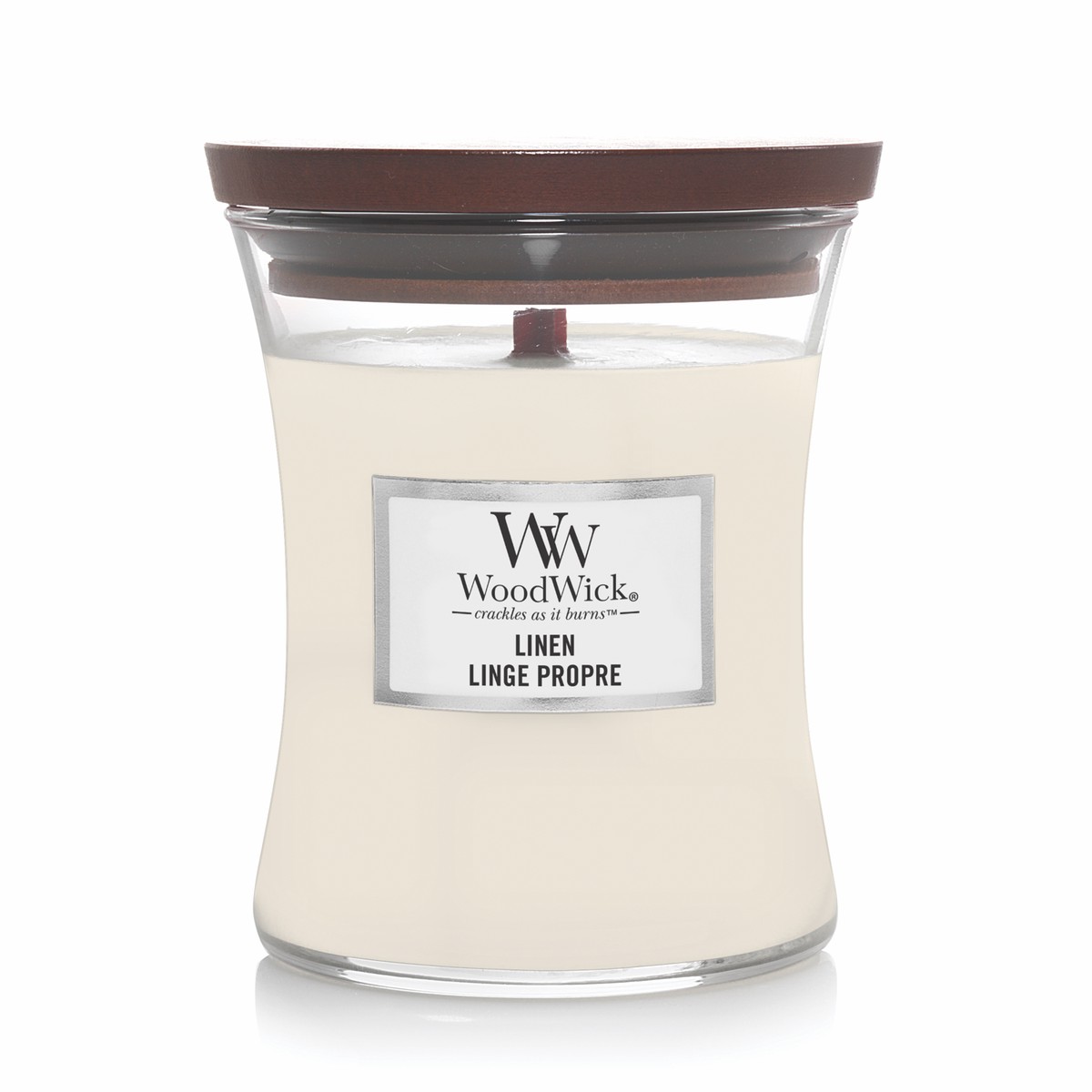 WoodWick Linen Medium Hourglass