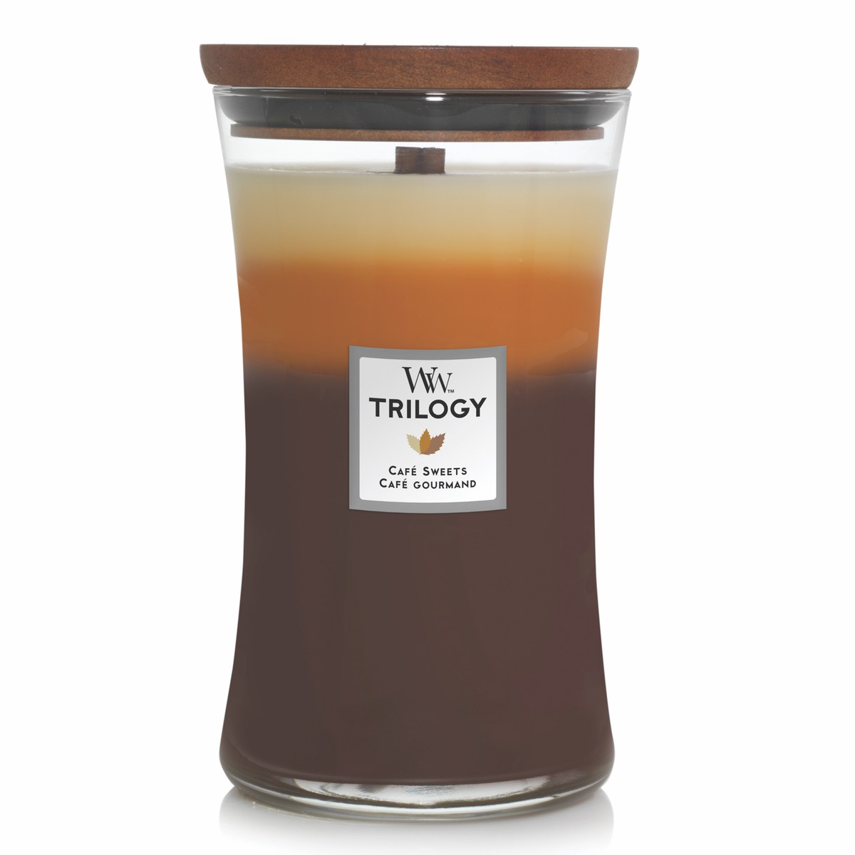 WoodWick Trilogy Caf Sweets Large Hourglass