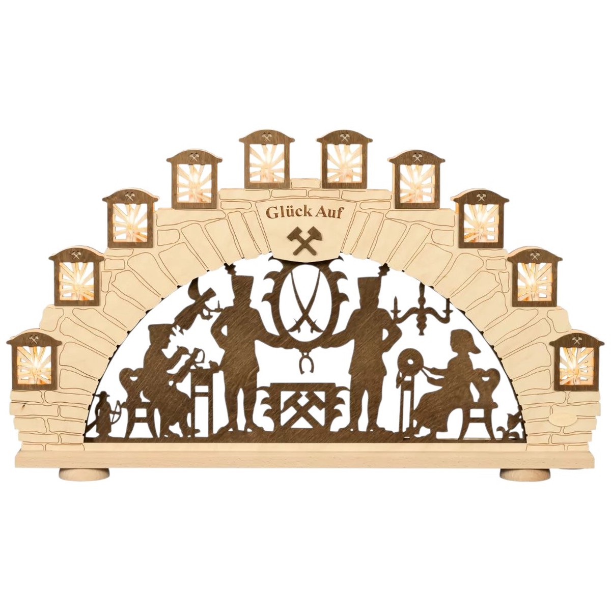 Erzgebirge candle arch, 10-flame