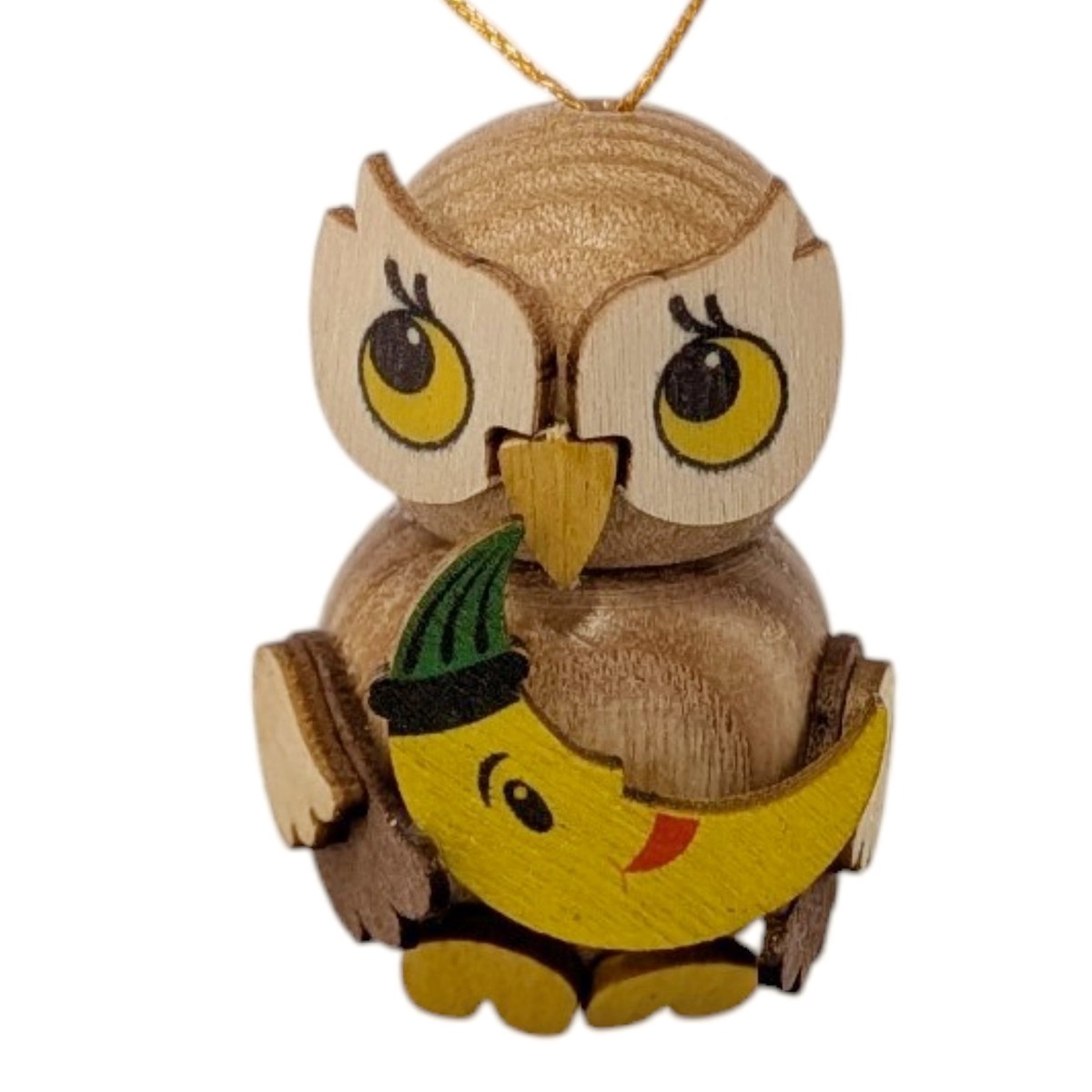 Hanging Owl Child with Moon