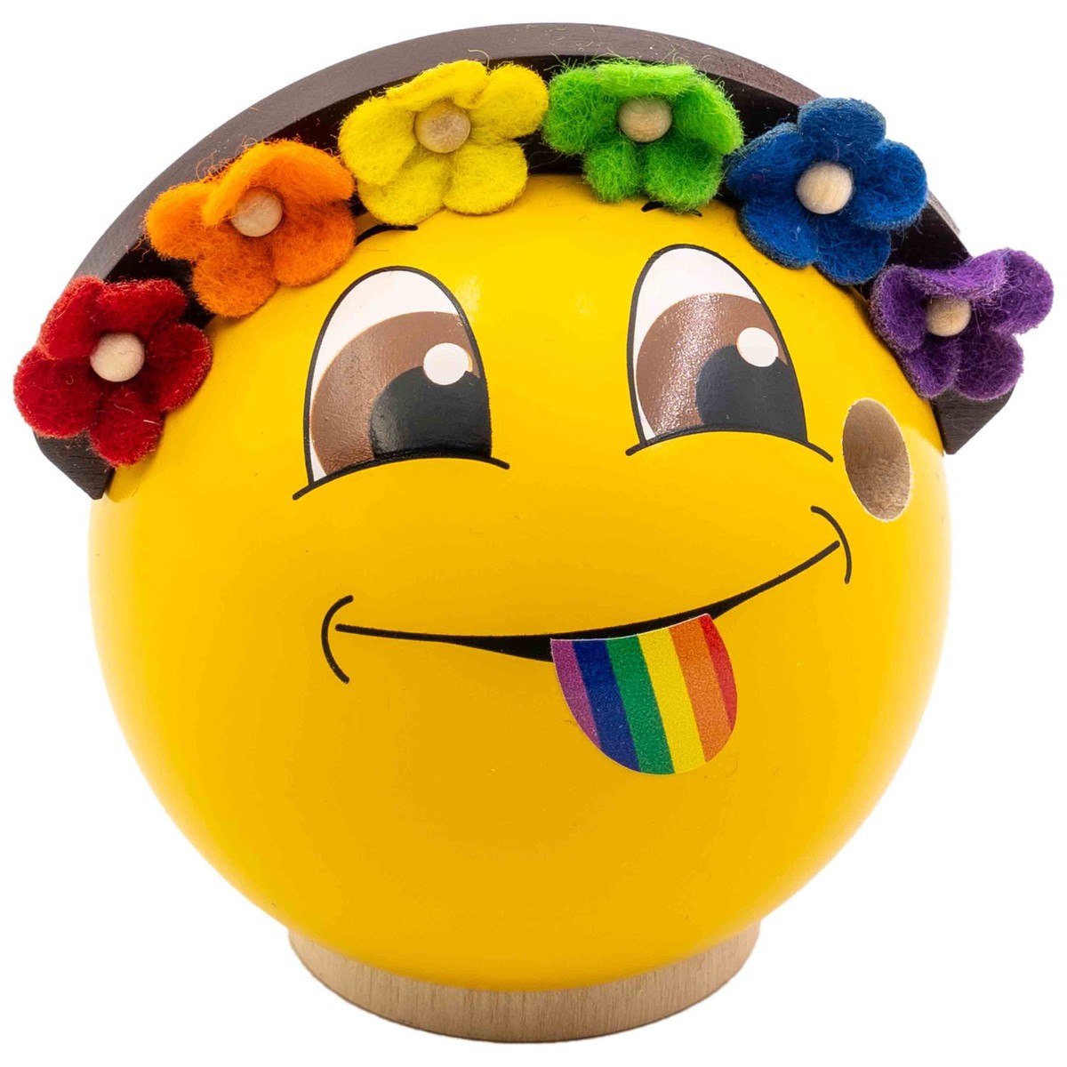 Incense smoker, emotional figure Lou under the rainbow