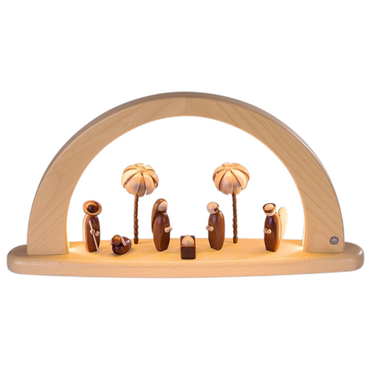 Modern candle arch of the Nativity