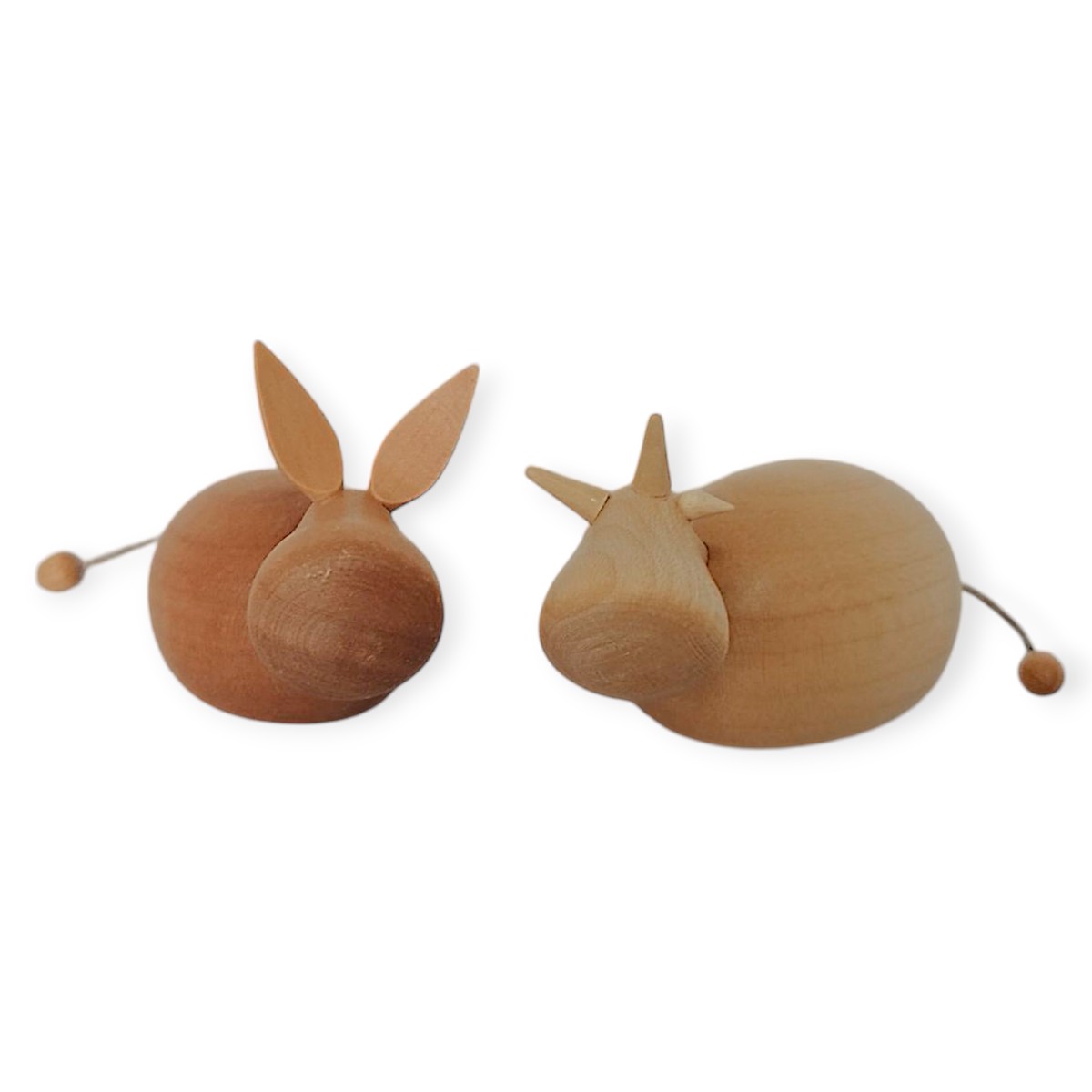 Nativity figures ox and donkey