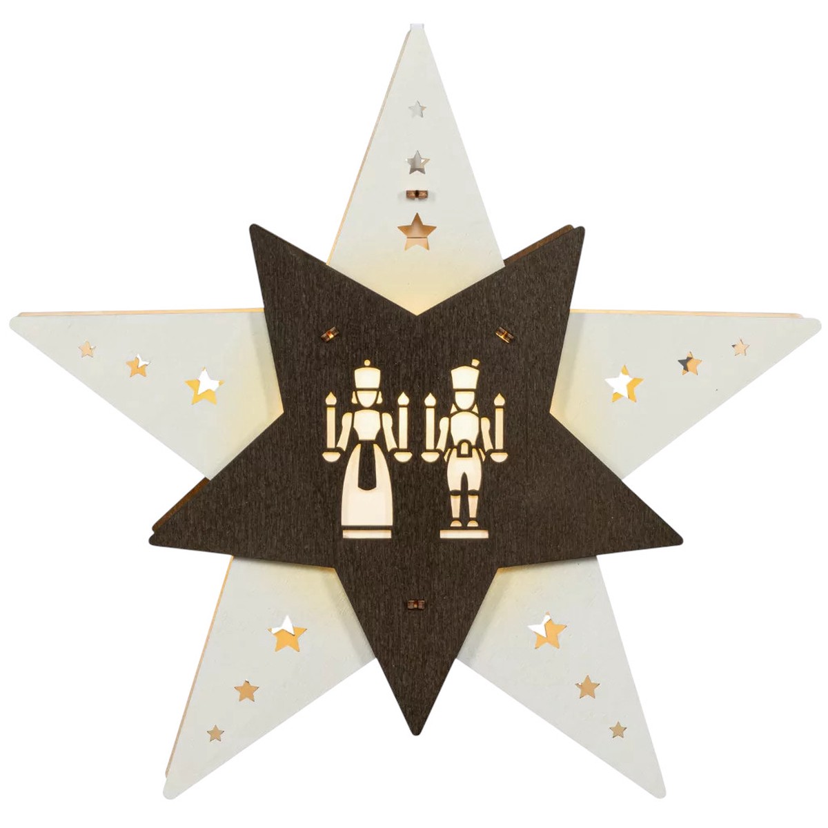 Window picture star angel and miner, electric
