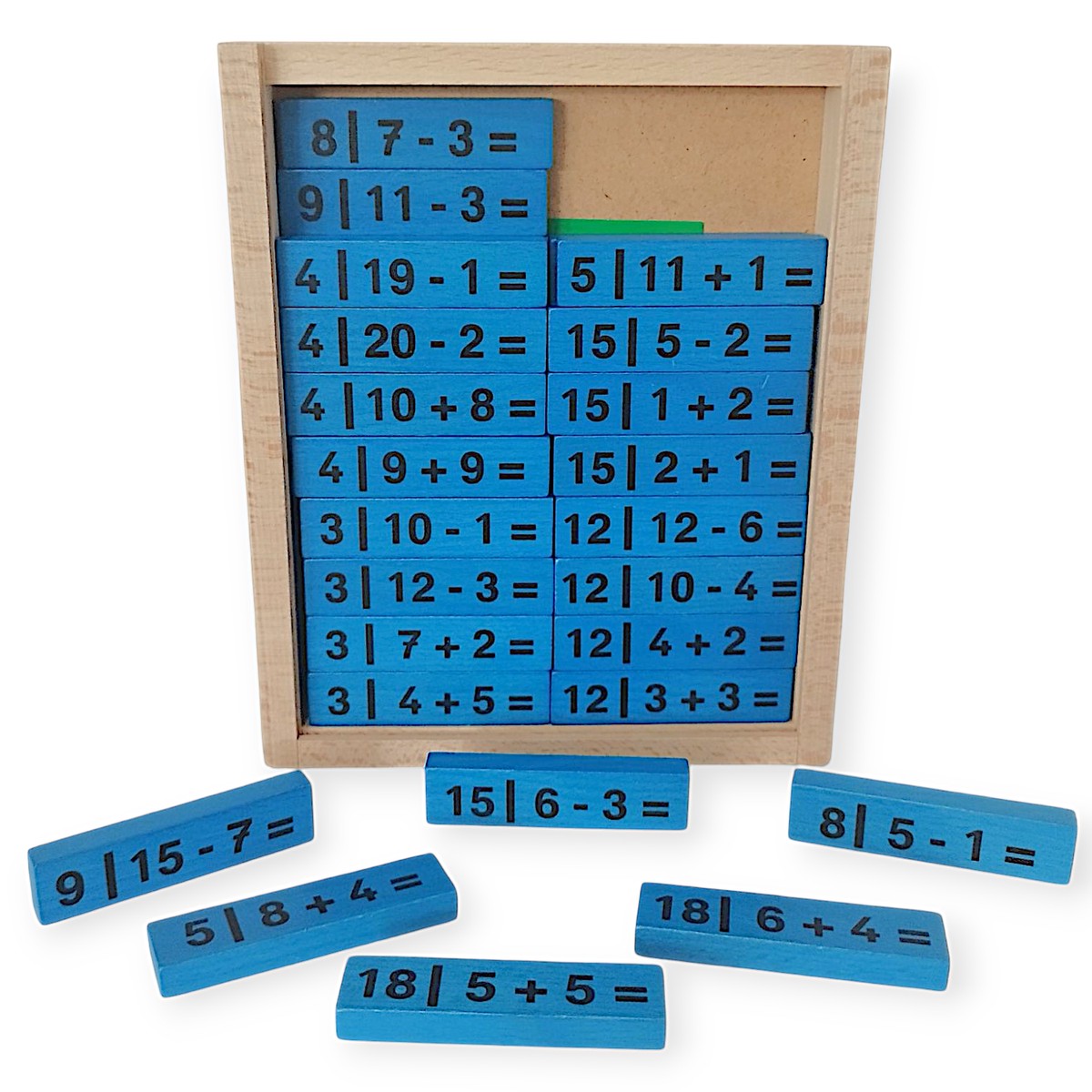 Dominoes numbers up to 20