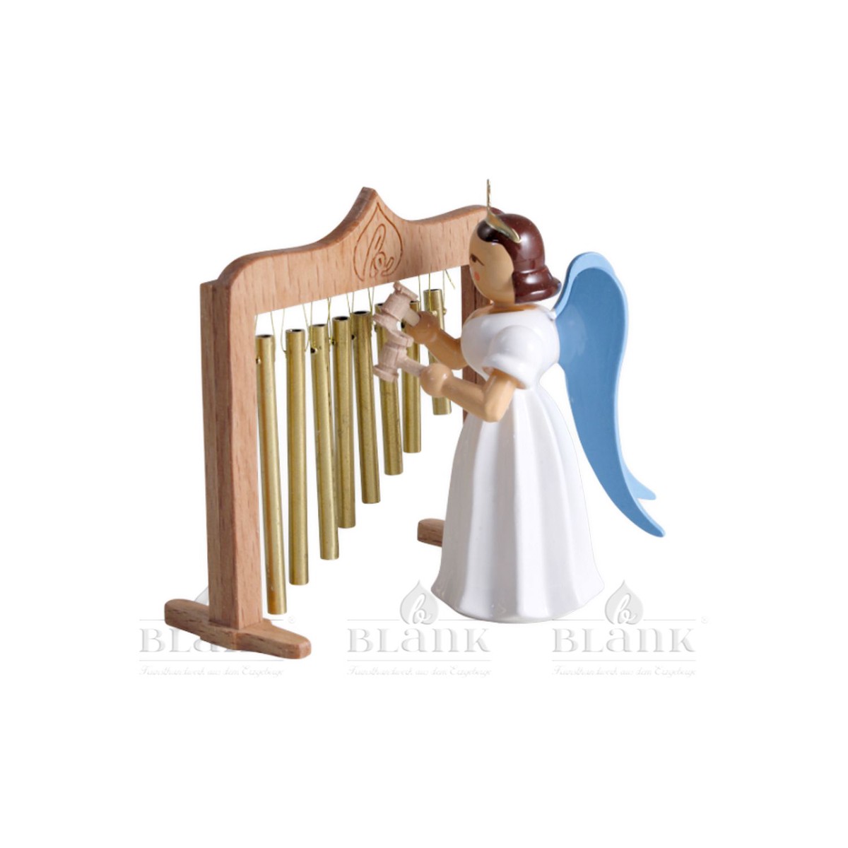 Blank Long Robe Angel with Tubular Bells, colored