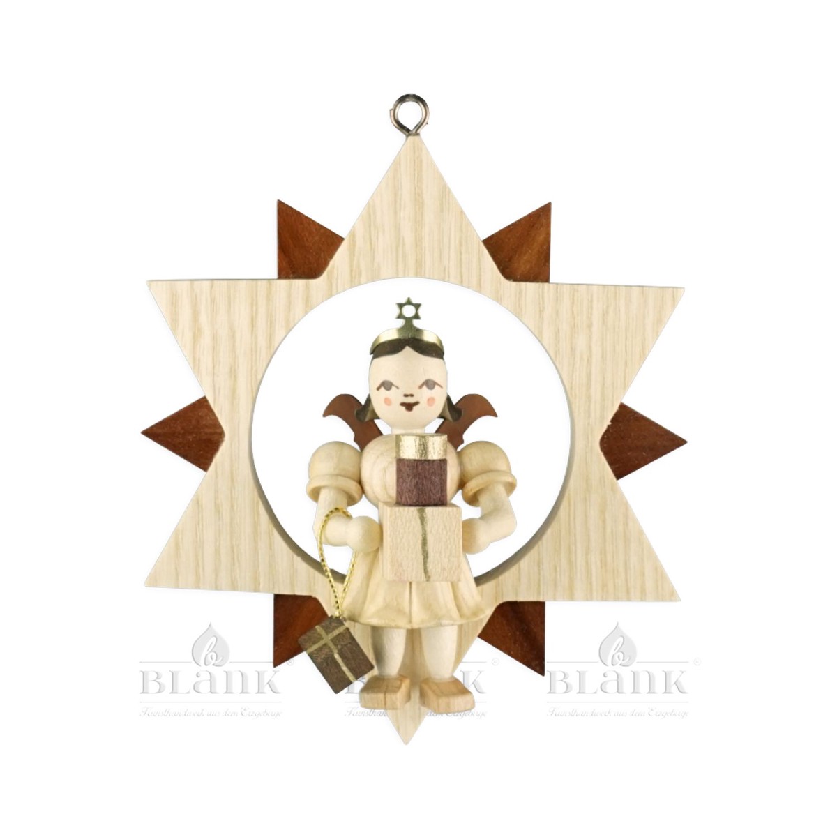 Blank Short Skirt Angel in Star with Gifts