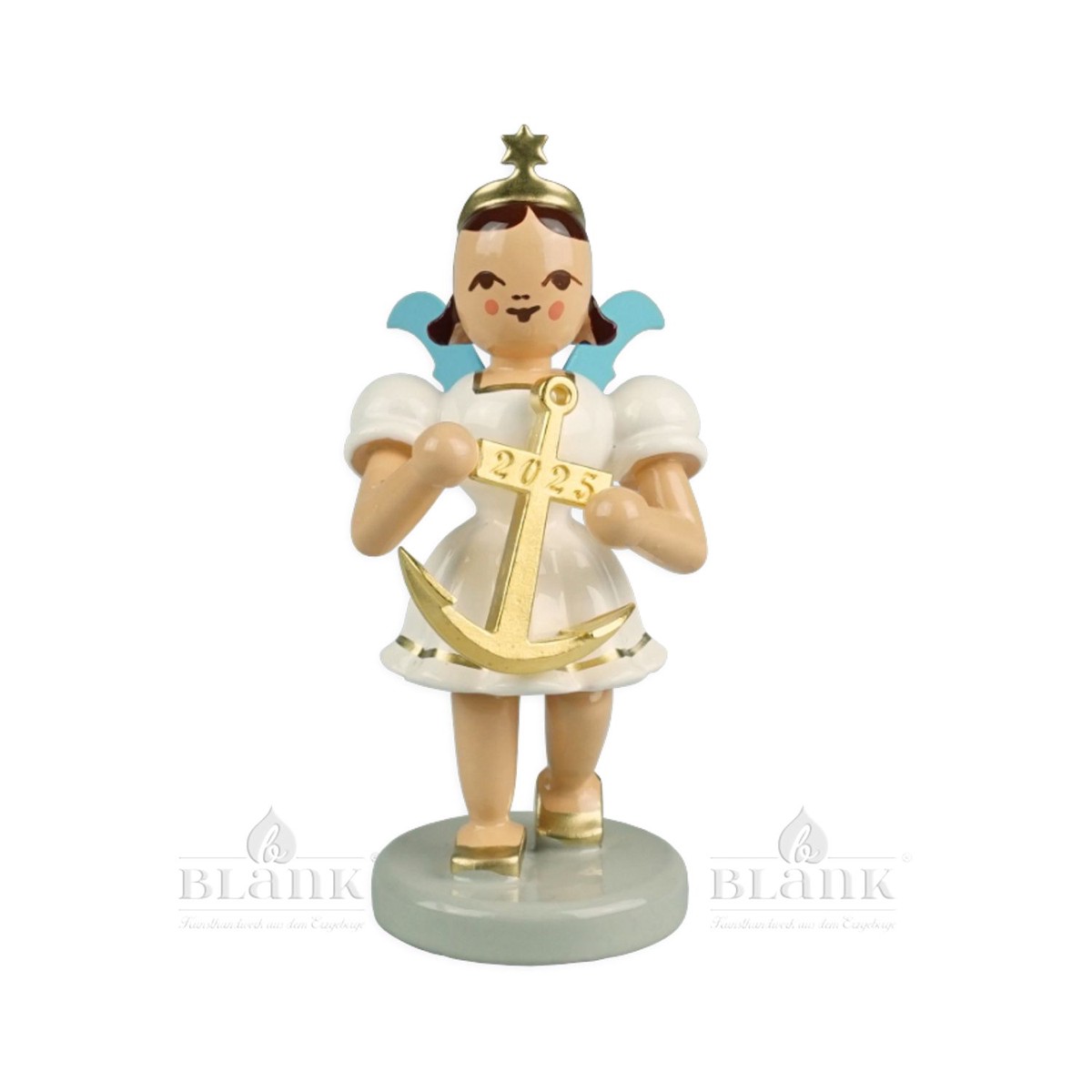 Blank short skirt angel with anchor, colored special edition 2025