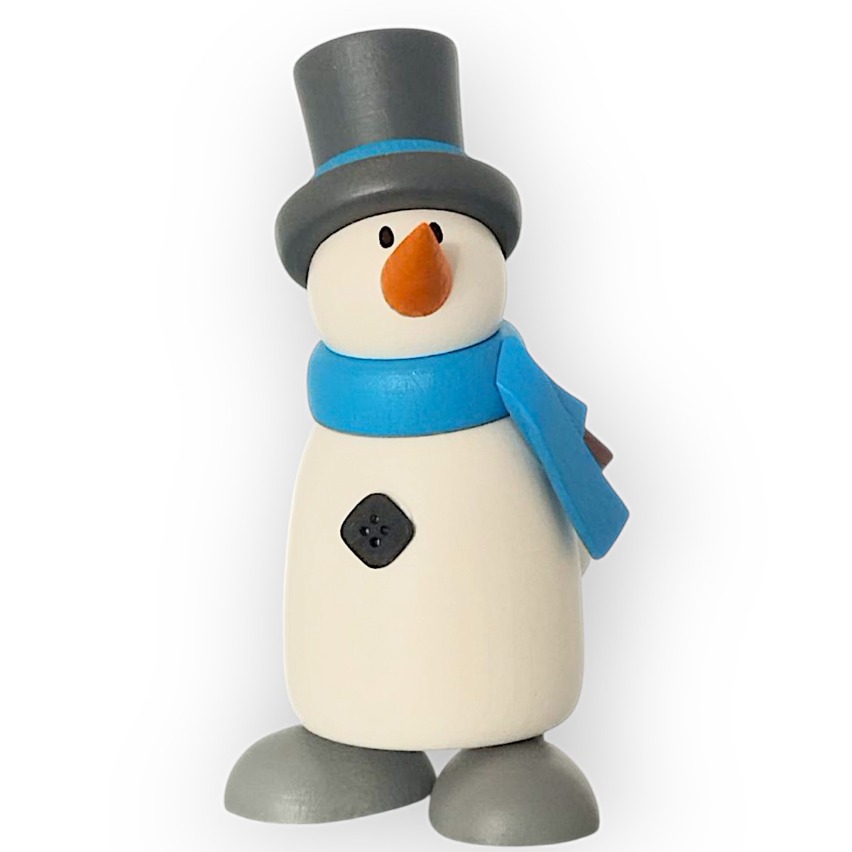 Figure with heart, Fritz with gift behind his back