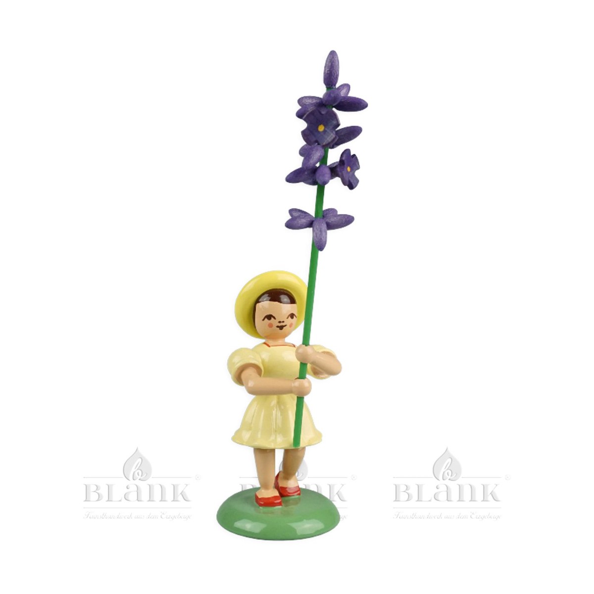 Flower child with lavender, colored