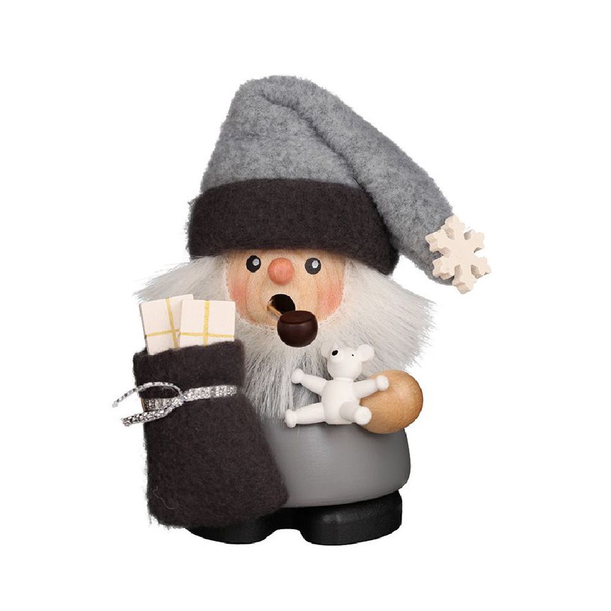 Smoker Santa Claus, gray