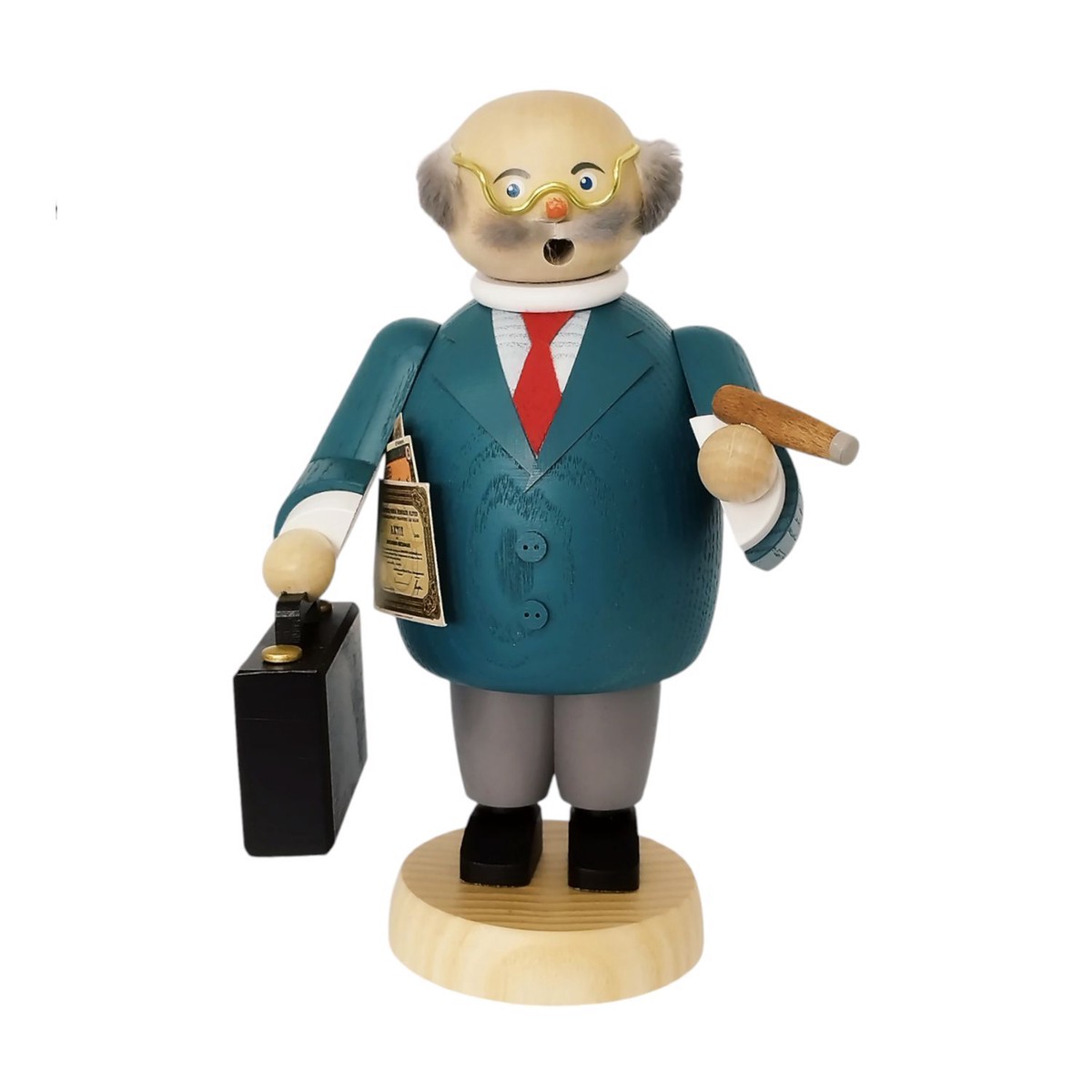 Smoking man banker