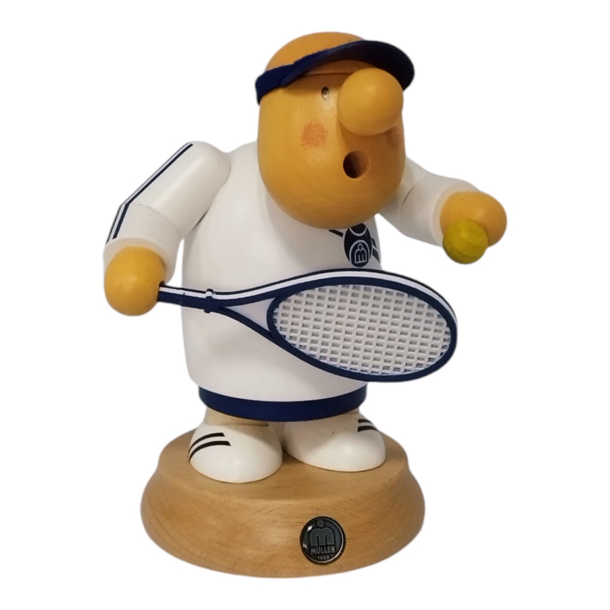 Smoking man Mllerchen tennis player