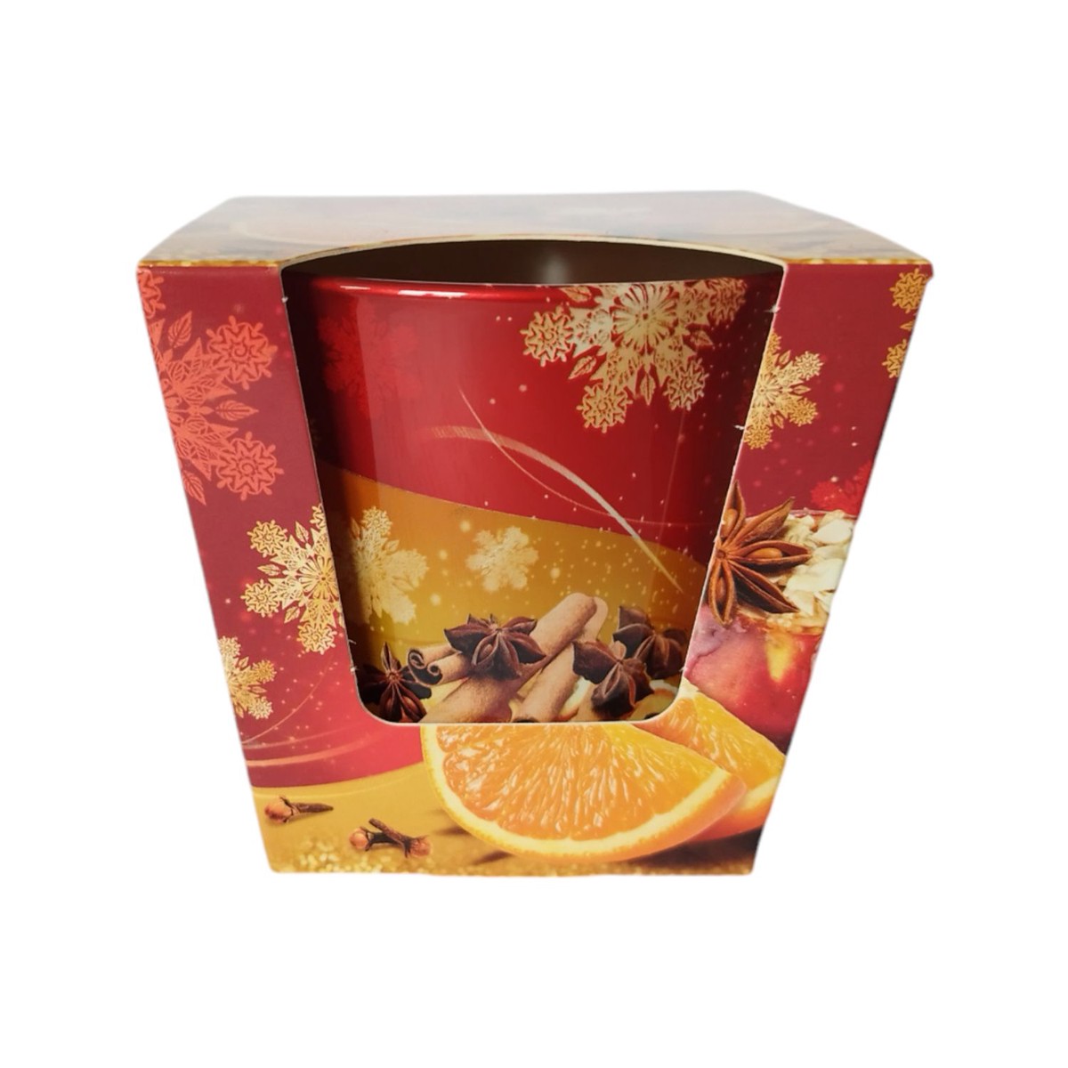 Scented glass Baked Apple with Orange and Spices, large