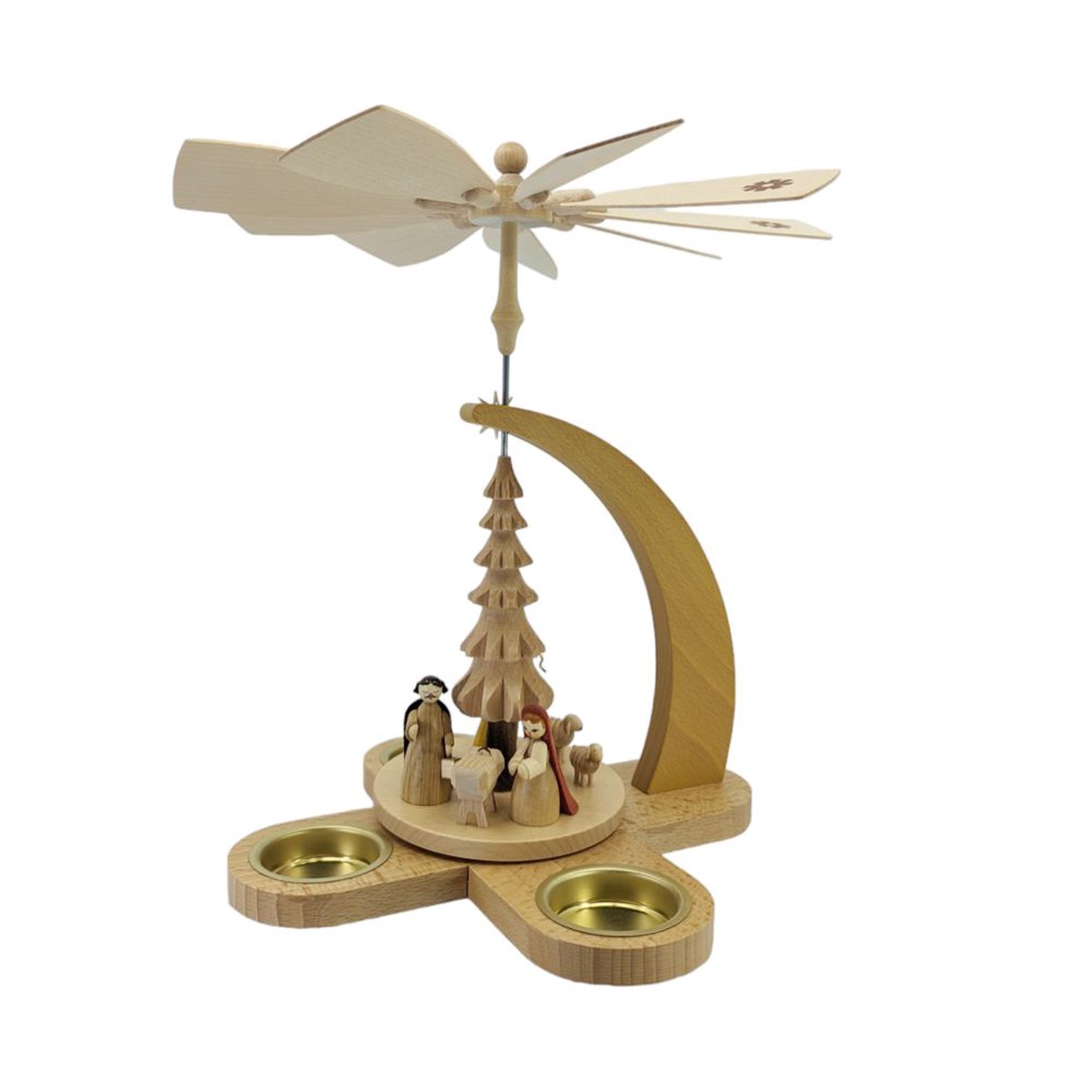 Tealight pyramid of Christs birth