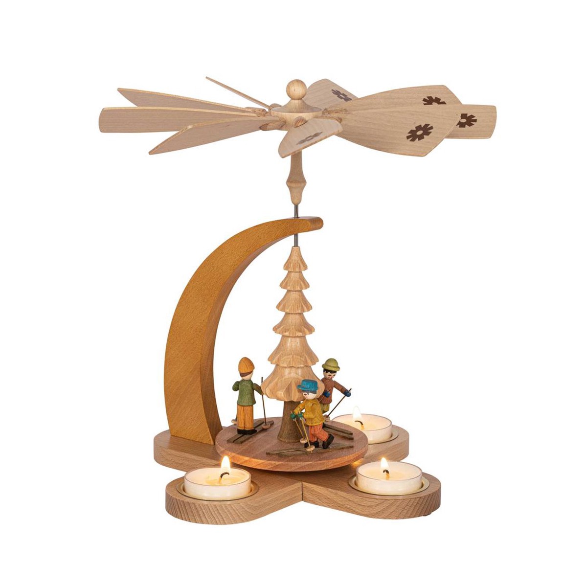 Tealight pyramid winter children