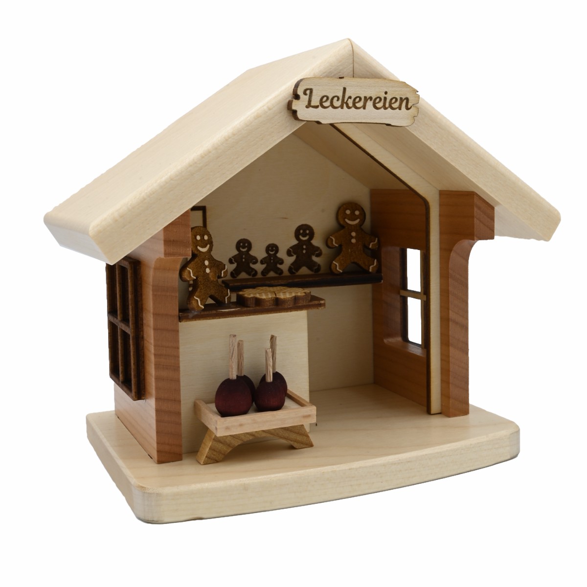 Christmas hut electrically lit
