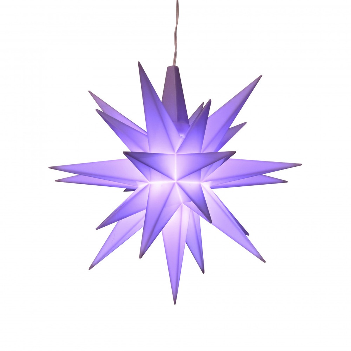 Moravian Star Plastic 13cm lilac | Special edition 2024