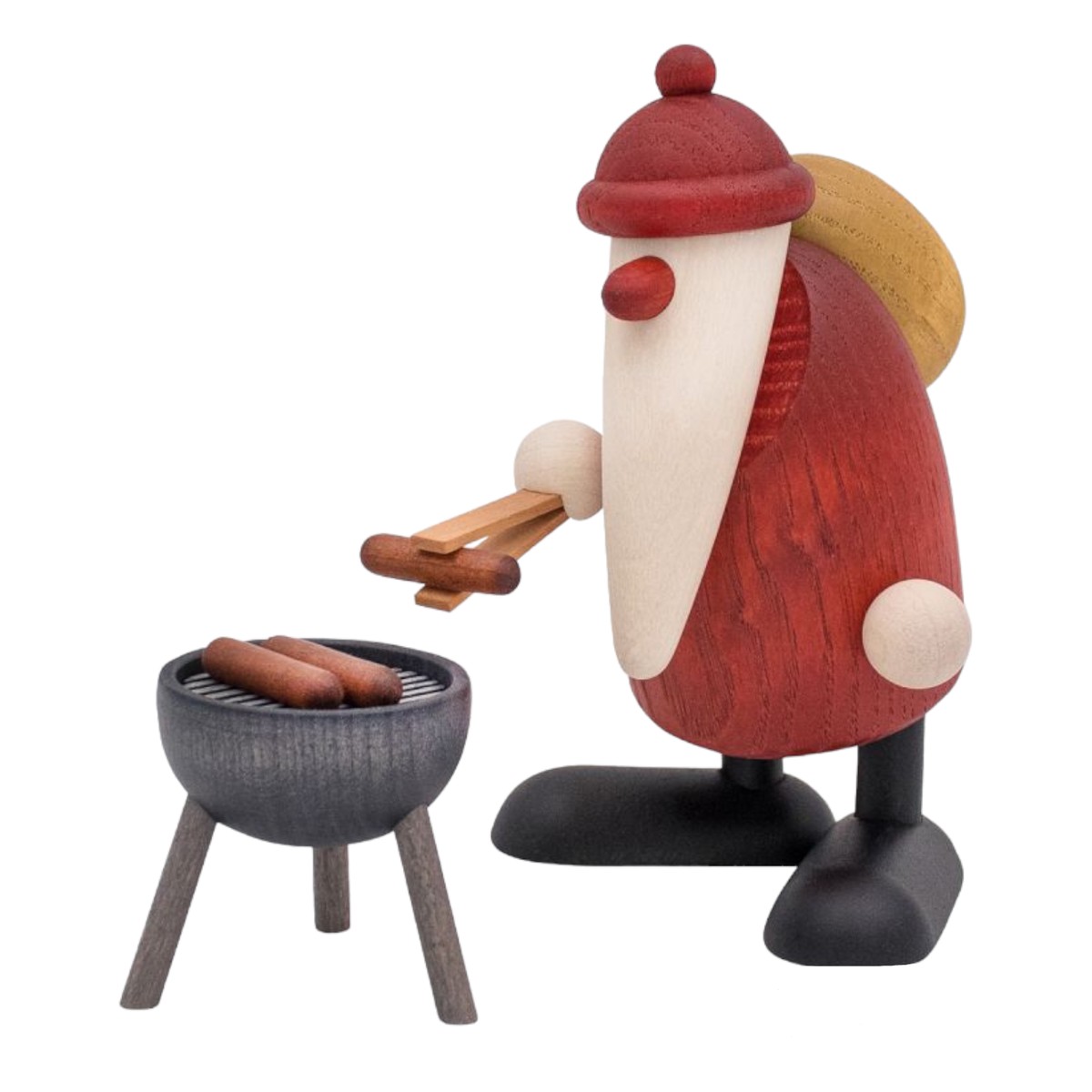 Santa Claus at the grill