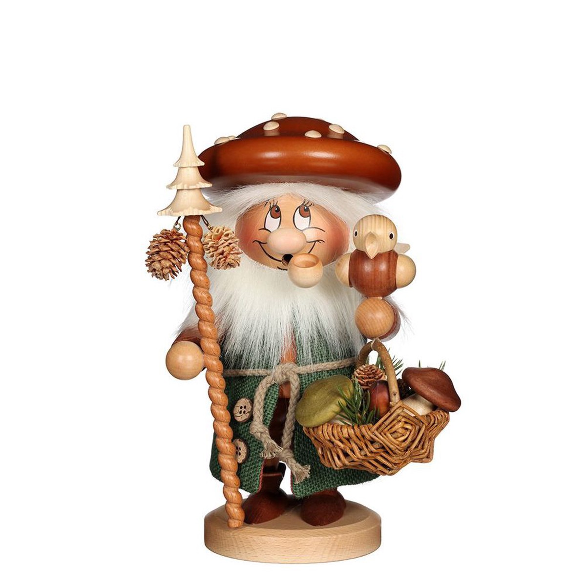 Smoker, gnome, mushroom man