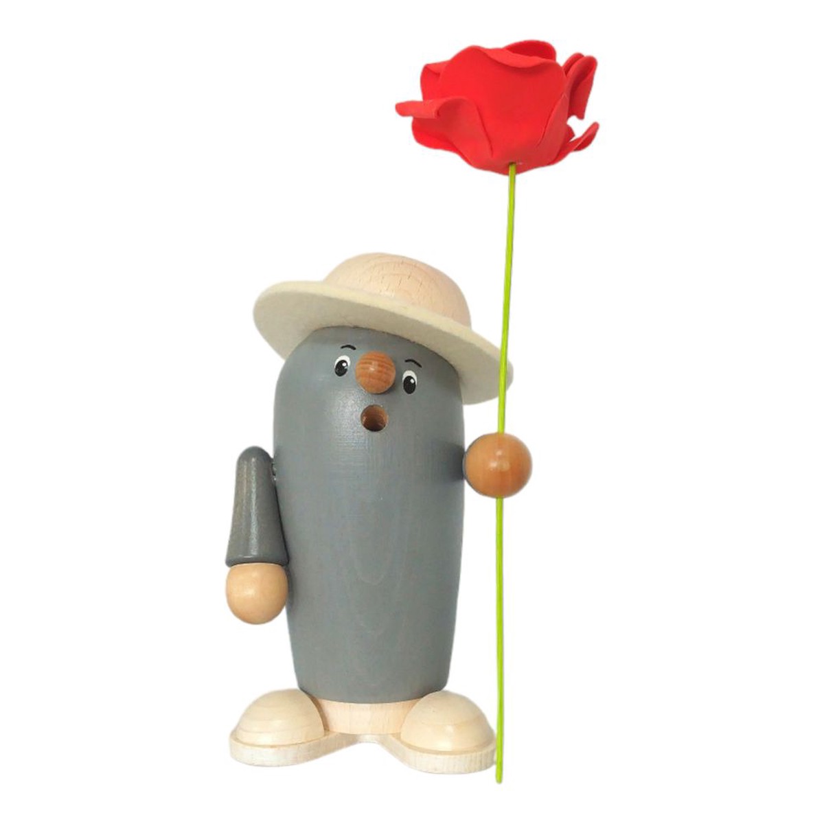 smoker Rudi with rose