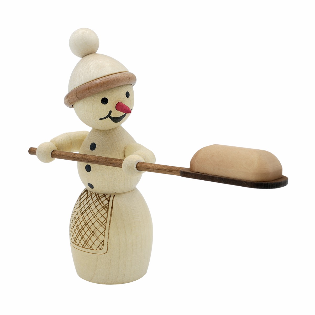 Snow woman stollen baker