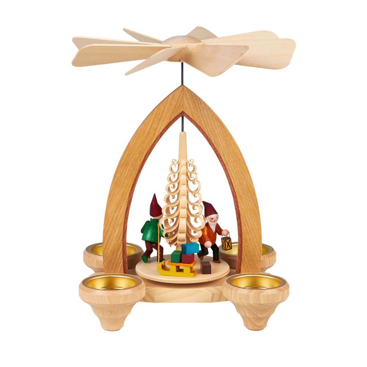 Tealight Pyramid Gnome