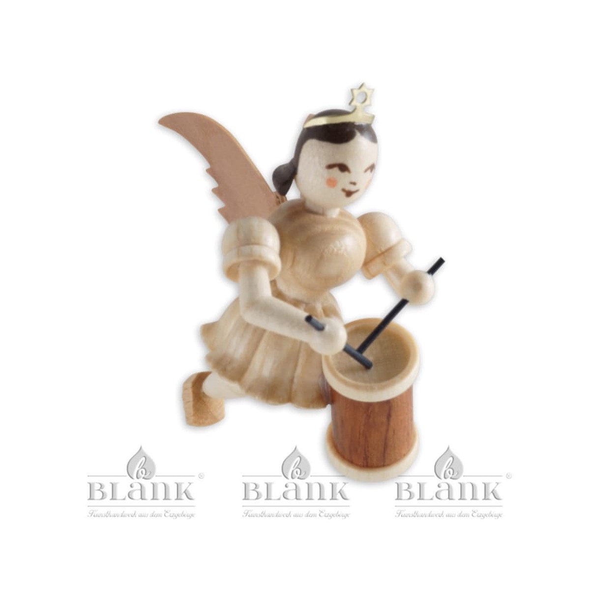 Blank floating angel with long drum