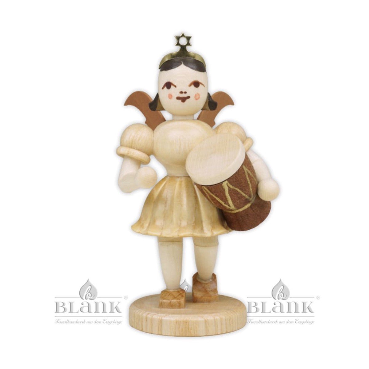 Blank Short skirt angel with djembe