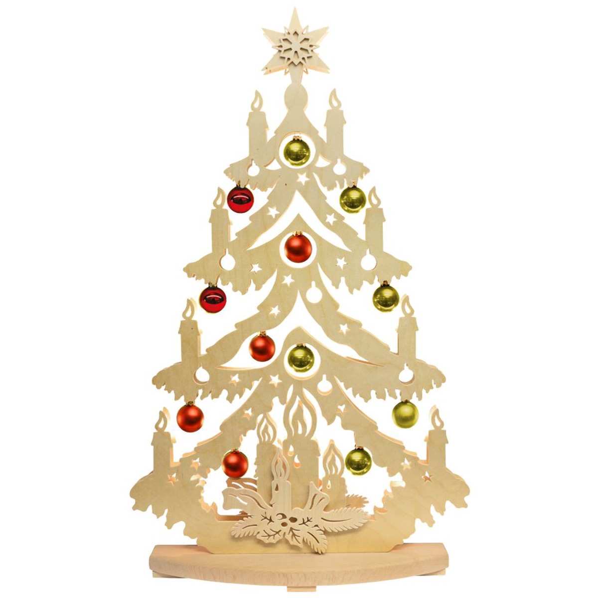 Christmas tree lights with tree balls