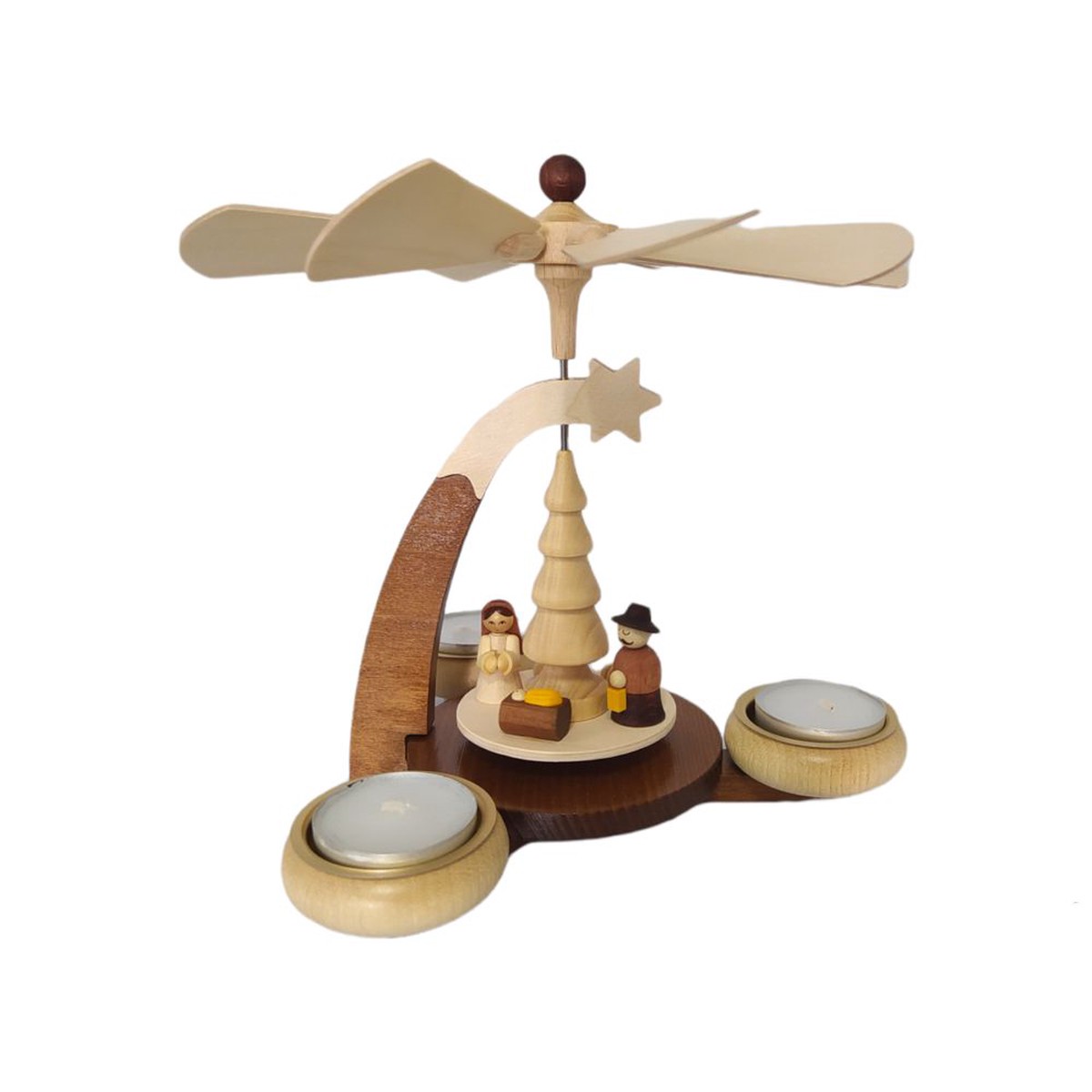 Design tealight pyramid of Christs birth