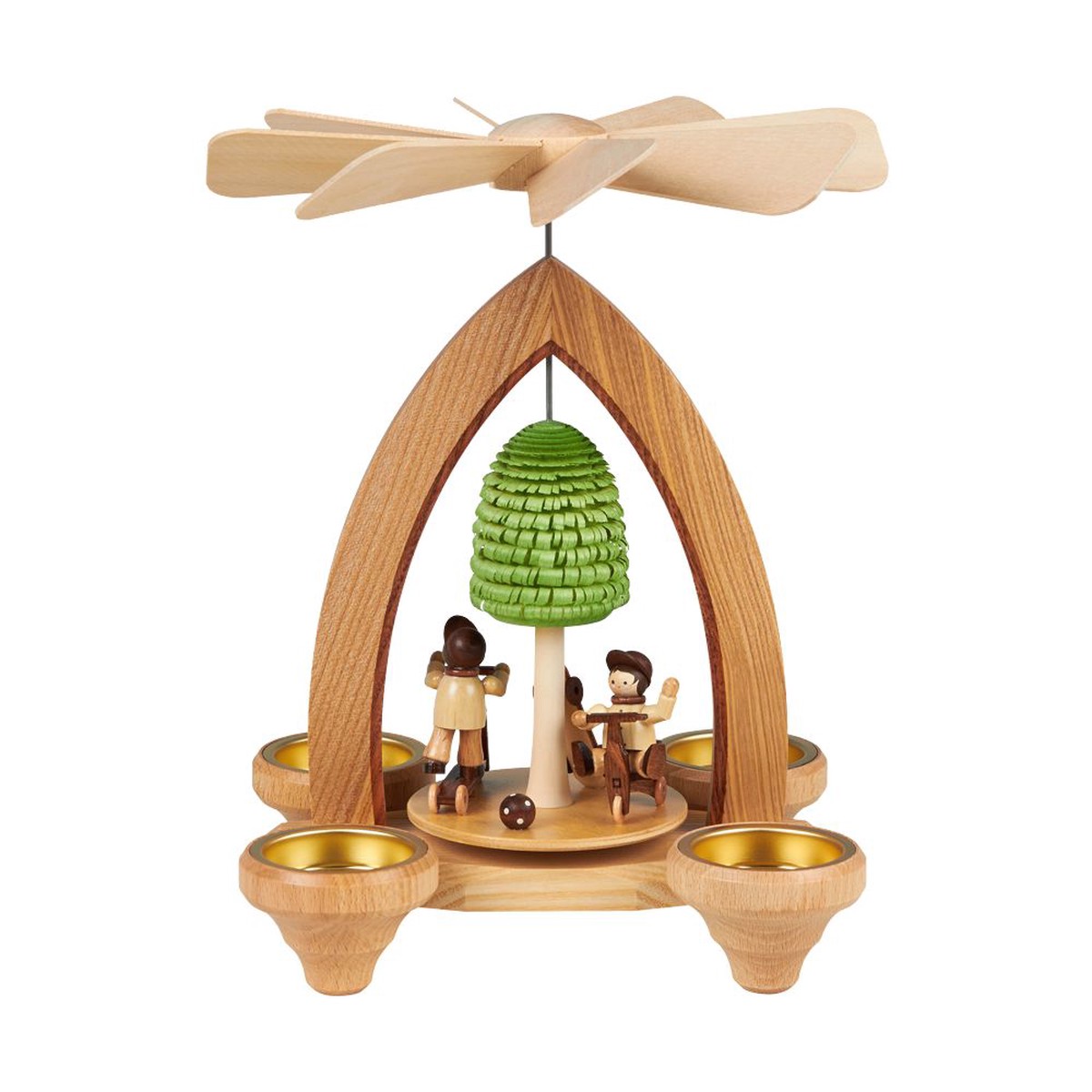 all-season pyramid, playground for 4 tea lights