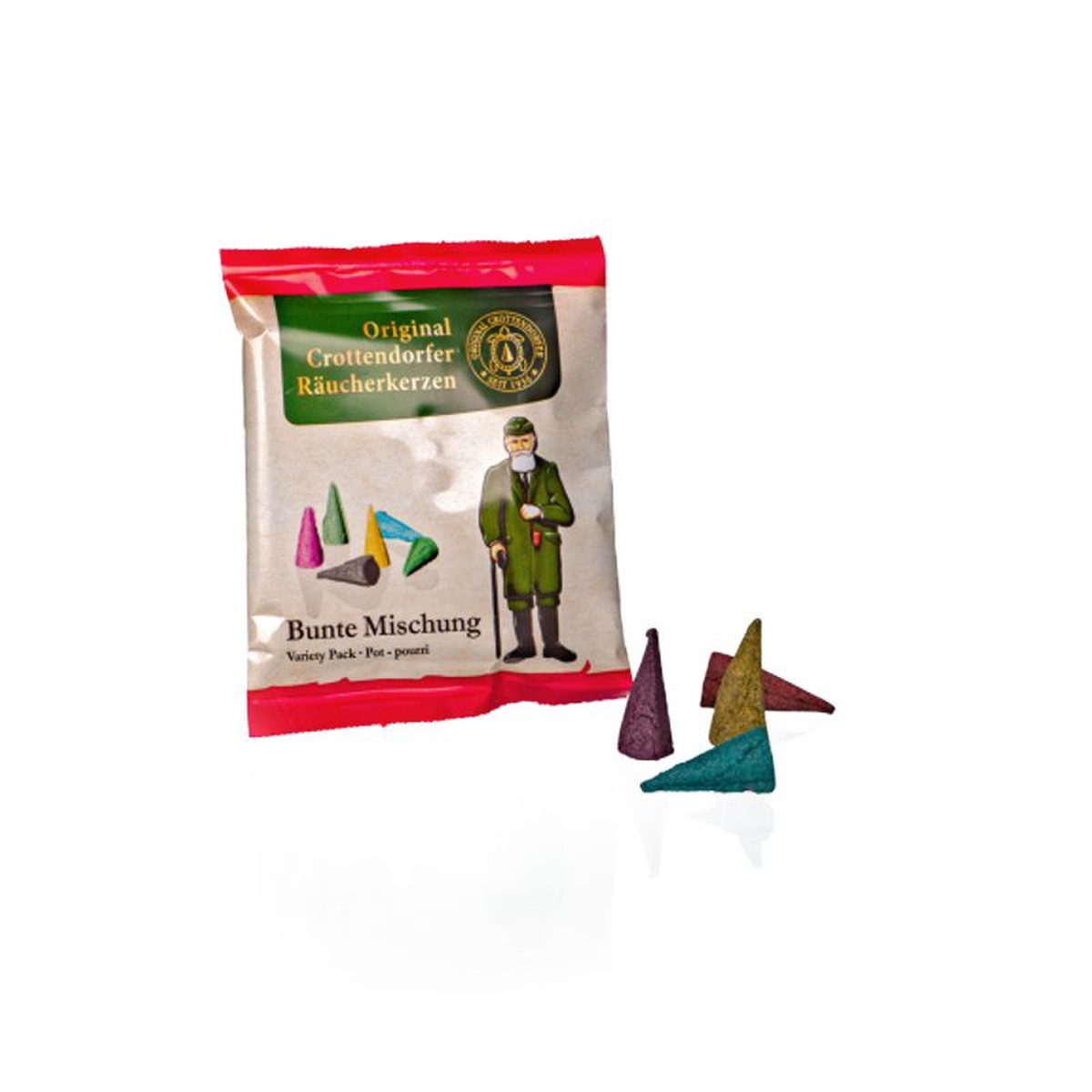 Crottendorfer Incense Cones Bags, Colorful Mixture