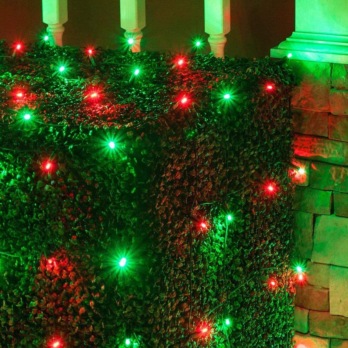 6' x 4' Holiday Wonderland Tangle-Free Net-Style Incandescent Christmas Lights - Red & Green