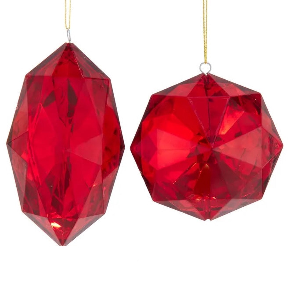 Red Jewel Diamond Ornament